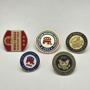 RNC Republican National Committee Lapel Pin Lot 2021 2022 2023 Life Member GOP